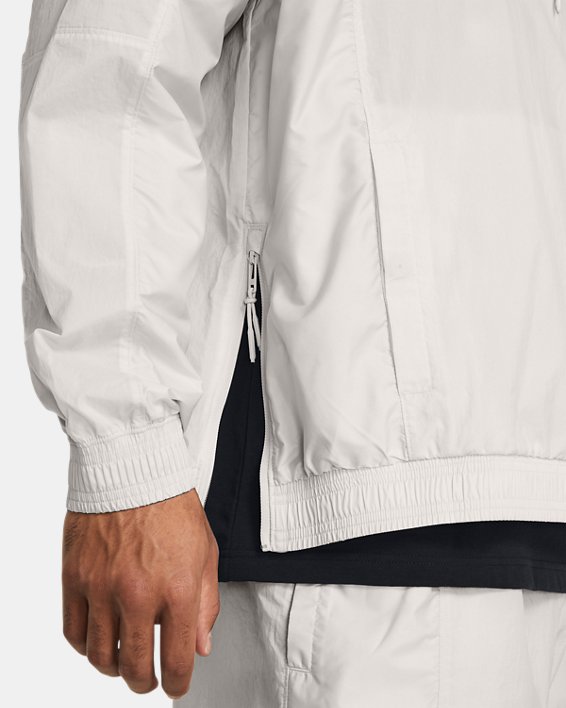 Men's Curry Woven Jacket, White, pdpMainDesktop image number 4
